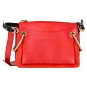 Chloé Pre-owned Pre-owned Laeder axelremsvskor Red, Dam