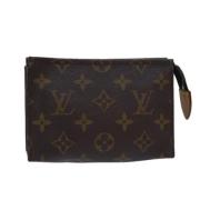 Louis Vuitton Vintage Pre-owned Canvas necessrer Brown, Dam