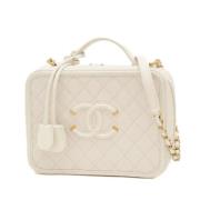 Chanel Vintage Pre-owned Laeder chanel-vskor White, Dam