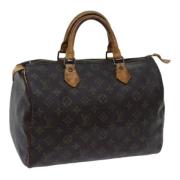 Louis Vuitton Vintage Pre-owned Canvas handvskor Brown, Dam