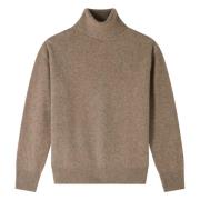 A.p.c. Yakull Hög Krage Tröja Beige, Dam