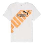 Puma Power Grafisk T-shirt White, Herr