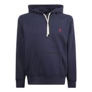 Ralph Lauren Navy Cruise Sweatshirt med Polo Pony Blue, Herr