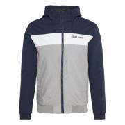 Jack & Jones Erush Blockerande Huva Bomberjacka Blue, Herr