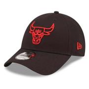 New Era Chicago Bulls Neon Outline 9Forty Cap Black, Herr