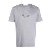 C.p. Company Logo Print T-Shirt Gray, Herr