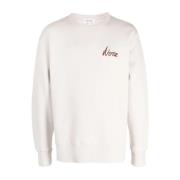 Norse Projects Arne Avslappnad Bomullsweatshirt White, Herr