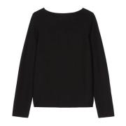 Marc O'Polo Sweater slim Black, Dam