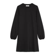 Marc O'Polo Jerseyklänning relaxed Black, Dam