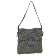 Fendi Vintage Pre-owned Canvas fendi-vskor Blue, Dam