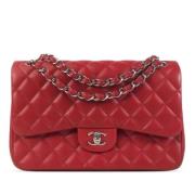 Chanel Vintage Pre-owned Laeder chanel-vskor Red, Dam