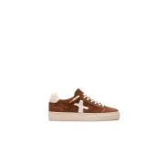 Newlab Brun Mocka Vit Päls Sneaker Brown, Herr