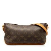 Louis Vuitton Vintage Pre-owned Canvas handvskor Brown, Dam