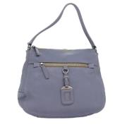 Prada Vintage Pre-owned Laeder totevskor Gray, Dam