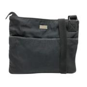 Gucci Vintage Pre-owned Canvas gucci-vskor Black, Dam