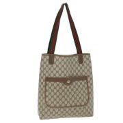 Gucci Vintage Pre-owned Canvas totevskor Beige, Dam