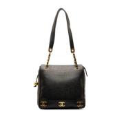 Chanel Vintage Pre-owned Laeder totevskor Black, Dam