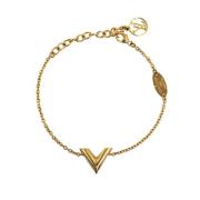 Louis Vuitton Vintage Pre-owned Metall armband Yellow, Dam