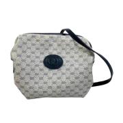 Gucci Vintage Pre-owned Canvas gucci-vskor Blue, Dam