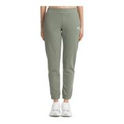 Emporio Armani EA7 Elastiska midjeband joggers med logotyp Green, Dam