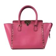 Valentino Vintage Pre-owned Laeder totevskor Pink, Dam