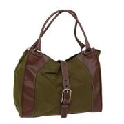 Prada Vintage Pre-owned Nylon totevskor Brown, Dam