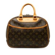 Louis Vuitton Vintage Pre-owned Canvas handvskor Brown, Dam