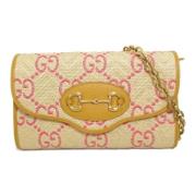 Gucci Vintage Pre-owned Canvas gucci-vskor Beige, Dam