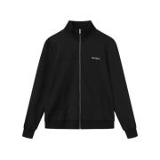 Les Deux Sportig Svart Ballier Track Jacket med Logo Black, Herr