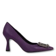 Bibi Lou Lila pump med ögonfångare Purple, Dam