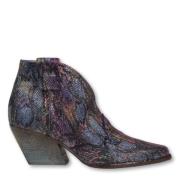 Elena Iachi Ormtryck Ankelboots Multicolor, Dam