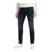 Cast Iron Slim Fit Rock Soft Jeans Black, Herr