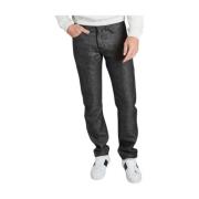 Naked & Famous Denim Linne Tapered Fit Jeans Blue, Herr