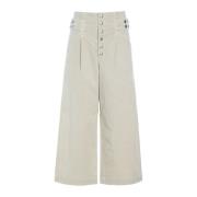 Bitte Kai Rand Wabi Culotte Tencel Bomull Elastan Ivory Beige, Dam