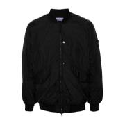 Stone Island Pufferjacka med Compass Logo Black, Herr