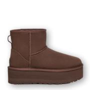 UGG Klassiska Mini Plattforms Skor Brown, Dam