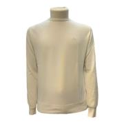 La Martina Tricot Turtle Neck Off White Sweater Beige, Herr