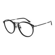 Giorgio Armani Borstad Svart Glasögonbågar AR 318M Black, Unisex