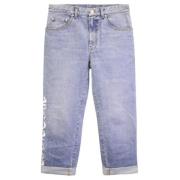 Alexander McQueen Pre-owned Pre-owned Bomull jeans Blue, Dam