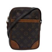 Louis Vuitton Vintage Pre-owned Canvas axelremsvskor Brown, Dam