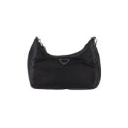 Prada Vintage Pre-owned Nylon prada-vskor Black, Dam