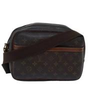 Louis Vuitton Vintage Pre-owned Canvas axelremsvskor Brown, Dam