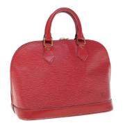 Louis Vuitton Vintage Pre-owned Laeder handvskor Red, Dam