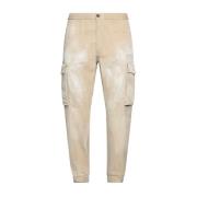 Dsquared2 Beige Cargo Byxor Ss22 Beige, Herr