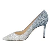 Jimmy Choo Laeder klackskor Gray, Dam