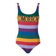 Alberta Ferretti Fashionable Swimwear Collection Multicolor, Dam