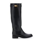 Versace Svarta Ankelboots Black, Dam