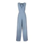 Federica Tosi Snygg Jumpsuit för Kvinnor Blue, Dam