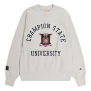 Champion Crewneck Sweatshirt Gray, Herr