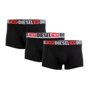 Diesel Herr Boxershorts 3-Pack Svart Black, Herr